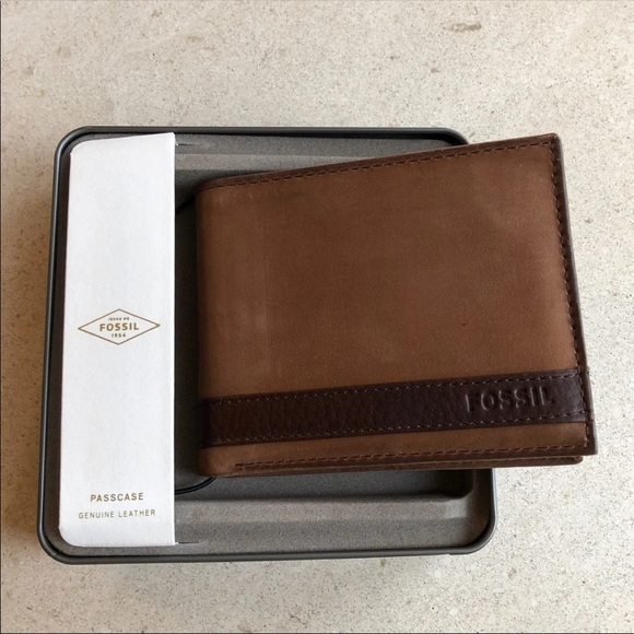 Fossil Other - Fossil Tri-Fold MEN’S Leather Wallet